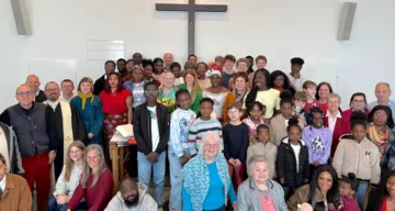 Gemeindefoto der EmK Linz am Ostersonntag, 05.04.2026.