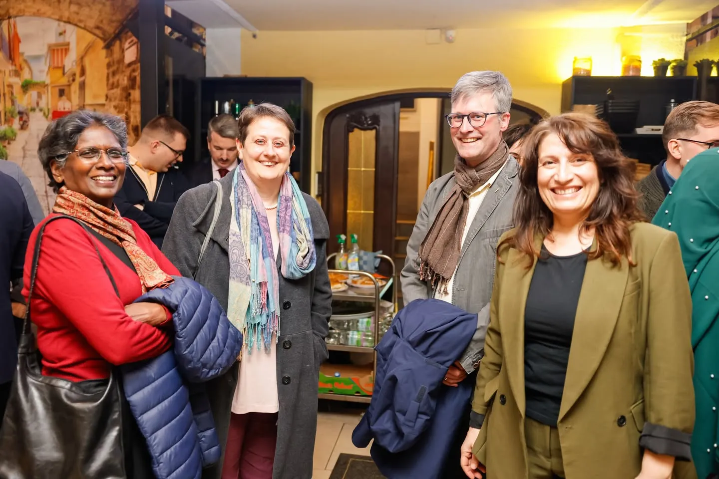 Begegnungen beim Iftar Usha Sundaresan, Esther Handschin, Pfr. Matthias Weigold (Evang. A.B.), Zeynep ?
am 21. März 2025