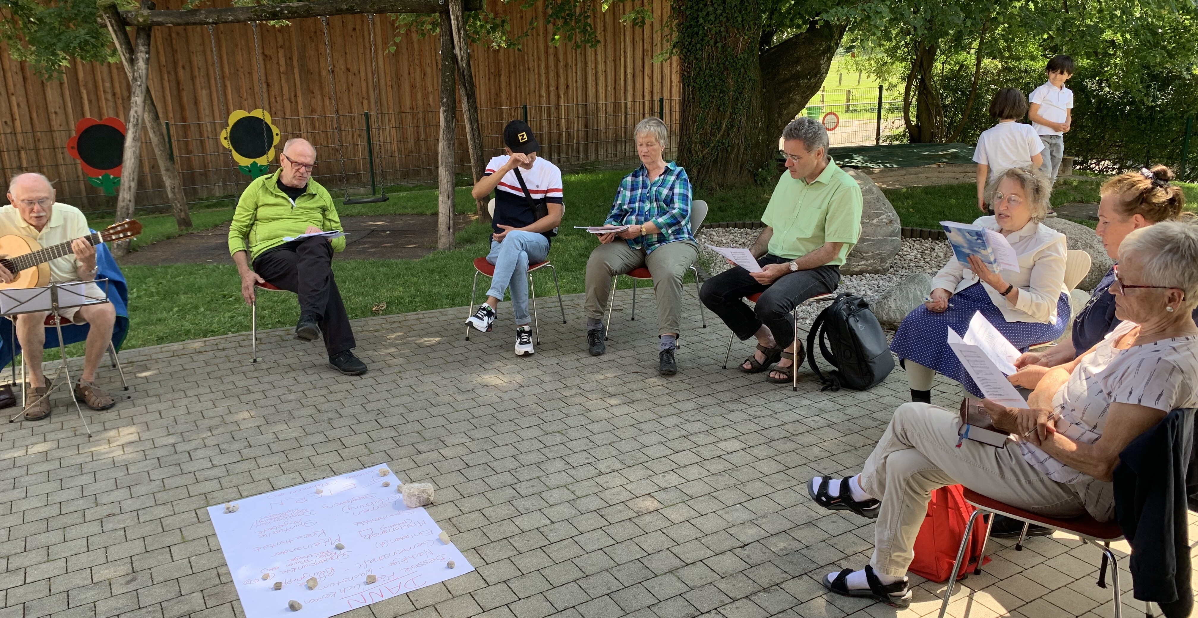 Singen im Garten