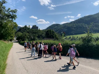 Spaziergang zur Burg