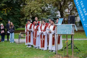 Chor der koptischen Diakone