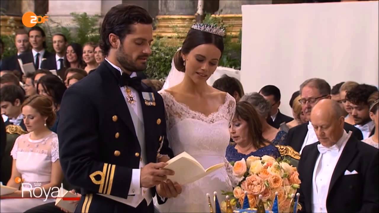 Wedding Prince Carl Philip with Sofia - “Gud kärlek är som stranden och som gräset”