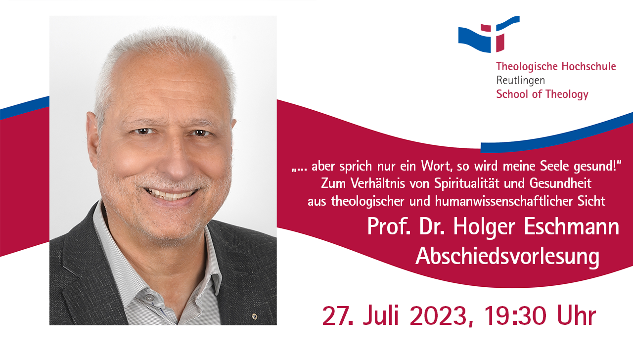 Abschiedsvorlesung von Prof. Dr. Holger Eschmann