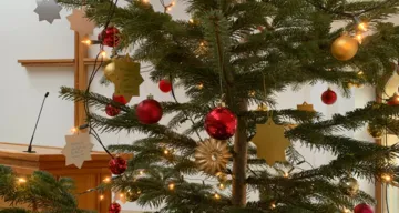 Sterne mit Weihnachtswünschen