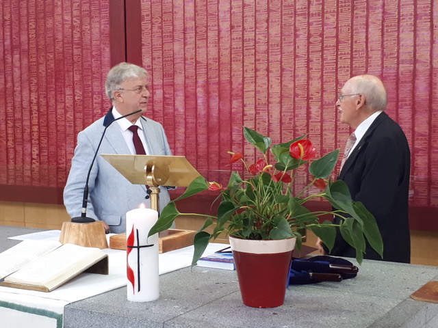 Dialogpredigt zum Thema "Leben im Geist Gottes" Fritz und Manfred predigen