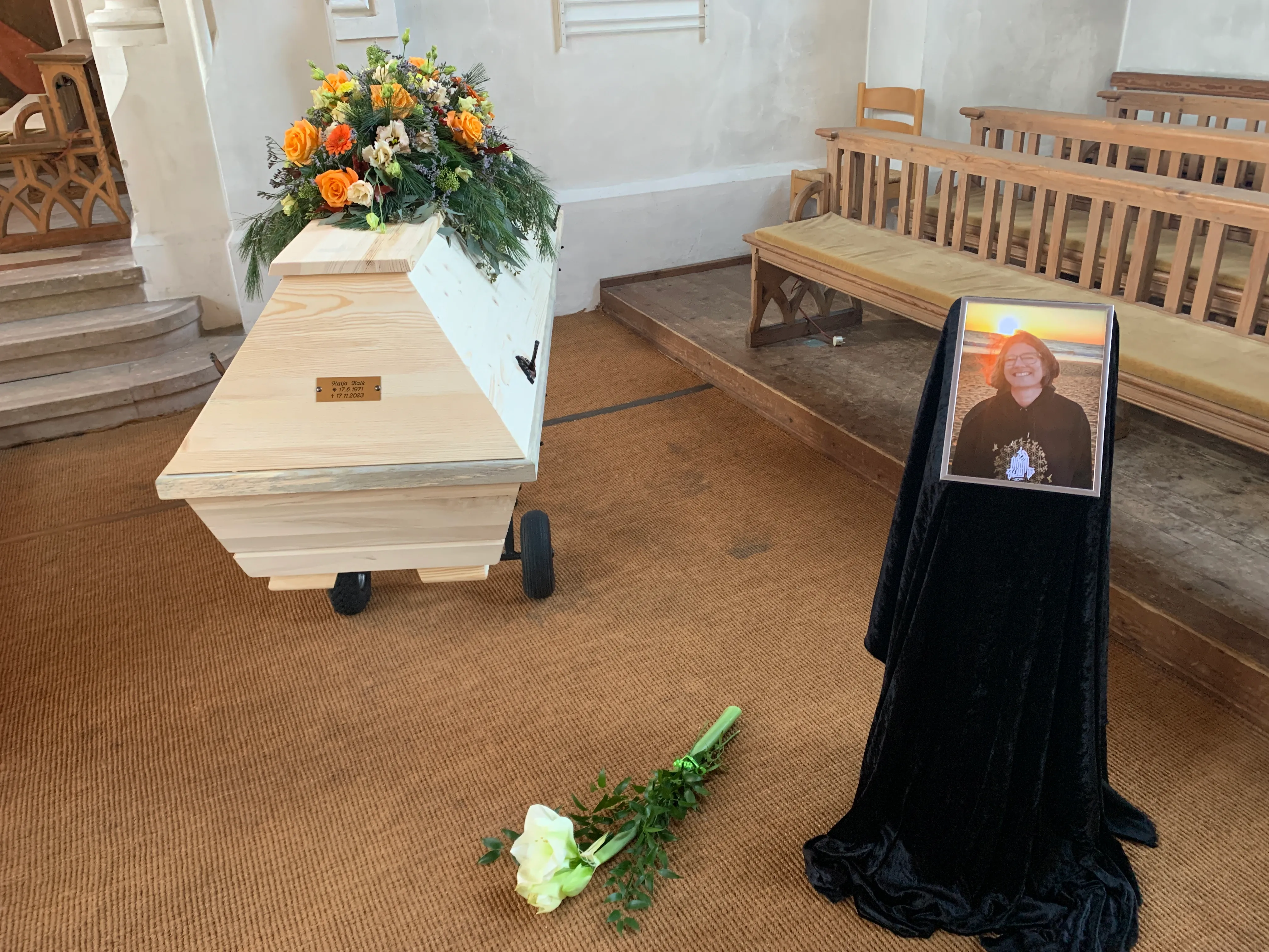 Trauerfeier für Katja Halk