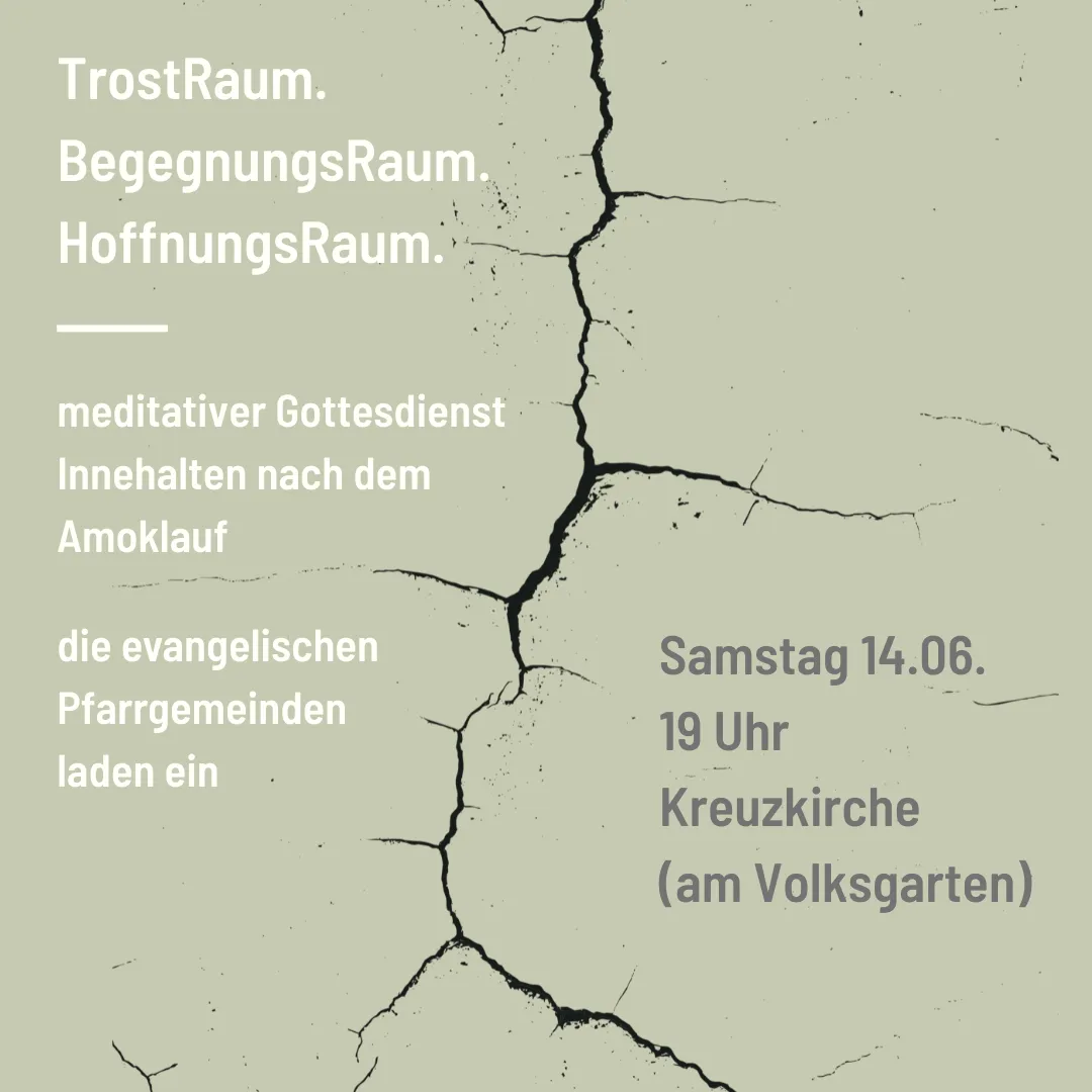 Meditativer Abendgottesdienst am 14. Juni 19:00 Uhr