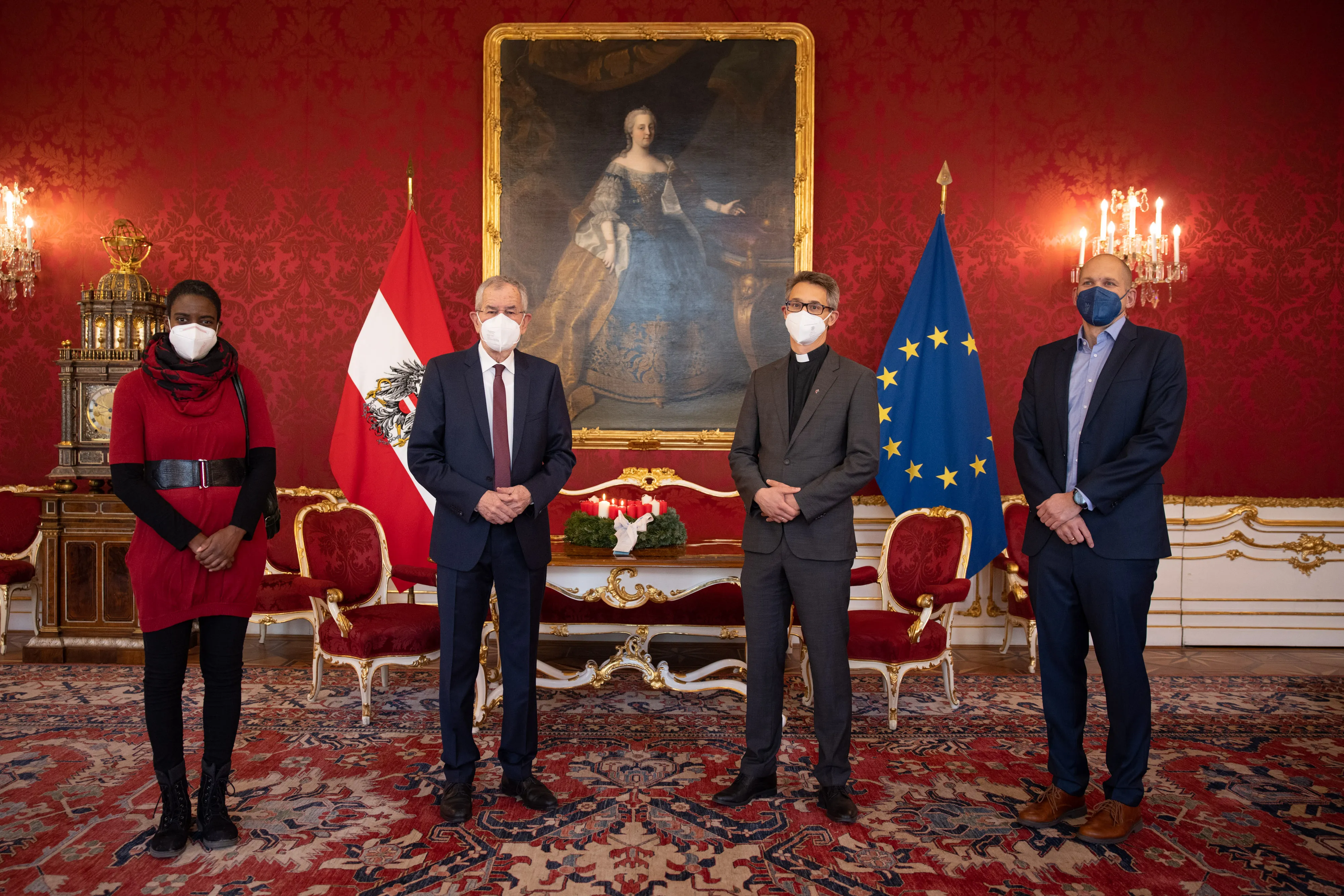 Empfang bei Bundespräsident Dr. Alexander Van der Bellen Foto (c) Peter Lechner/HBF