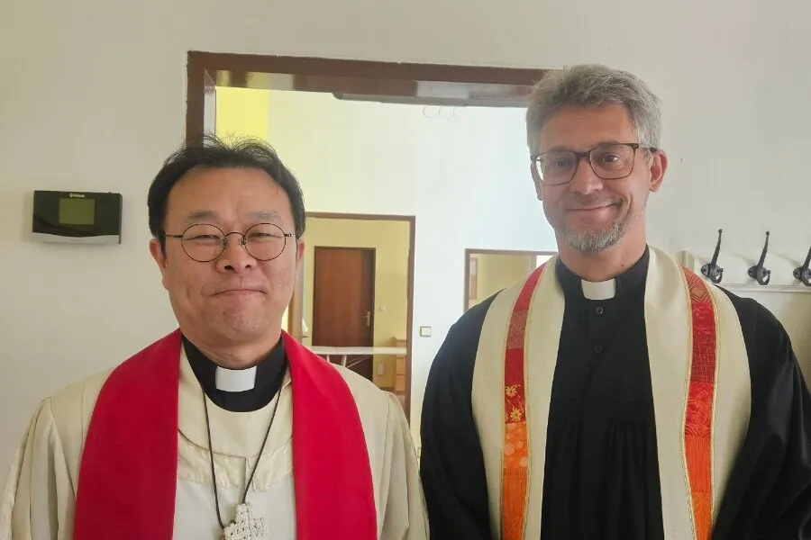 Pastor Back und Pastor Schröckenfuchs