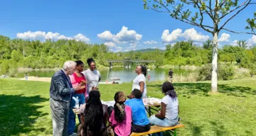 Mitglieder der EmK Linz am Kleinen Weikerlsee